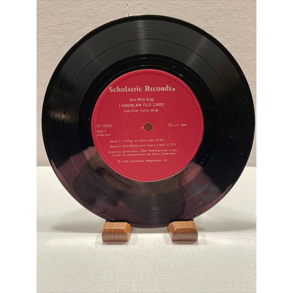 1970’s Scholastic Records John Henry Three Billy Goats Old Lady 33 1/3 RPM Lot - Picture 10 of 11